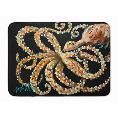 Carolines Treasures Eye On You Octopus Machine Washable Memory Foam Mat MW1275RUG